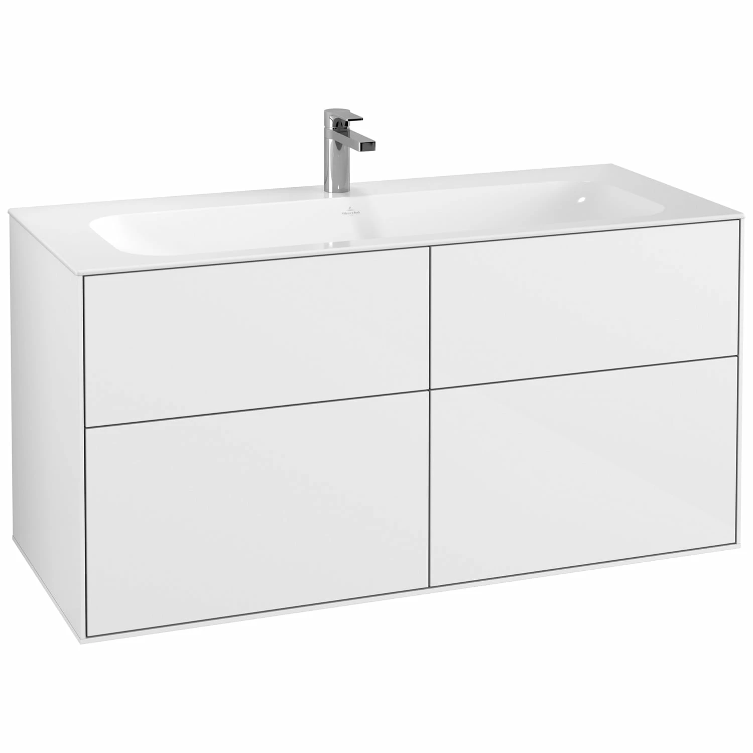 Villeroy & Boch Finion Waschtisch-Kombination 120 Cm Mit 4 Auszügen Und Spiegel Finion 4 Villeroy & Boch Finion Waschtisch-Kombination 120 Cm Mit 4 Auszügen Und Spiegel Finion – Bild 2