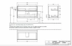 Villeroy & Boch Finion Waschtisch-Kombination 100 Cm Mit 2 Auszügen Und Spiegel Finion -Badezimmer Verkaufs-Shop villeroy boch alle kollektionen finion waschtischkombinationen 3804959