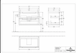 Villeroy & Boch Subway 2.0 Waschtisch-Kombination 80 Cm Mit 2 Auszügen Und Spiegel More To See 14 -Badezimmer Verkaufs-Shop villeroy boch alle kollektionen subway 2 3808919