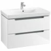 Villeroy & Boch Subway 2.0 Waschtisch-Kombination 80 Cm Mit 2 Auszügen Und Spiegelschrank My View 14 -Badezimmer Verkaufs-Shop villeroy boch alle kollektionen subway 2 4174193