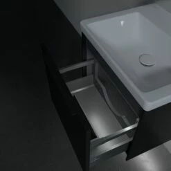 Villeroy & Boch Subway 3.0 Badmöbel-Set 55 Cm Mit Beleuchtung, Griff Volcano Black, 1 Auszug -Badezimmer Verkaufs-Shop villeroy boch alle kollektionen subway 3 10291109