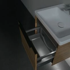 Villeroy & Boch Subway 3.0 Badmöbel-Set 50 Cm Mit Beleuchtung, Griff Volcano Black, 1 Auszug -Badezimmer Verkaufs-Shop villeroy boch alle kollektionen subway 3 10291223