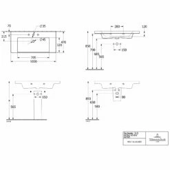 Villeroy & Boch Subway 3.0 Badmöbel-Set 100 Cm Mit Beleuchtung, 1 Auszug -Badezimmer Verkaufs-Shop villeroy boch alle kollektionen subway 3 10411928