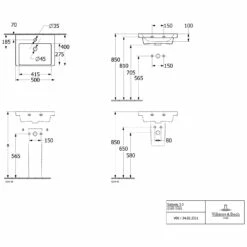 Villeroy & Boch Subway 3.0 Badmöbel-Set 50 Cm Mit Beleuchtung, 1 Auszug 10 Villeroy & Boch Subway 3.0 Badmöbel-Set 50 Cm Mit Beleuchtung, 1 Auszug -Badezimmer Verkaufs-Shop villeroy boch alle kollektionen subway 3 10417340