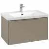 Villeroy & Boch Subway 3.0 Möbelset Mit 1 Auszug, Mit Spiegel, 80 Cm -Badezimmer Verkaufs-Shop villeroy boch alle kollektionen subway 3 4688699