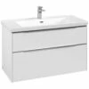 Villeroy & Boch Subway 3.0 Möbelset Mit 2 Auszüge, Mit Spiegel, 100 Cm -Badezimmer Verkaufs-Shop villeroy boch alle kollektionen subway 3 4688705