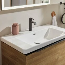 Villeroy & Boch Subway 3.0 Möbelset Mit 1 Auszug, Mit Spiegel, Griffleiste Aluminium Volcano Black, 80 Cm -Badezimmer Verkaufs-Shop villeroy boch alle kollektionen subway 3 4688777