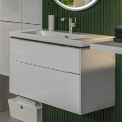 Villeroy & Boch Subway 3.0 Möbelset Mit 2 Auszüge, Mit Spiegel, 100 Cm -Badezimmer Verkaufs-Shop villeroy boch alle kollektionen subway 3 4688789