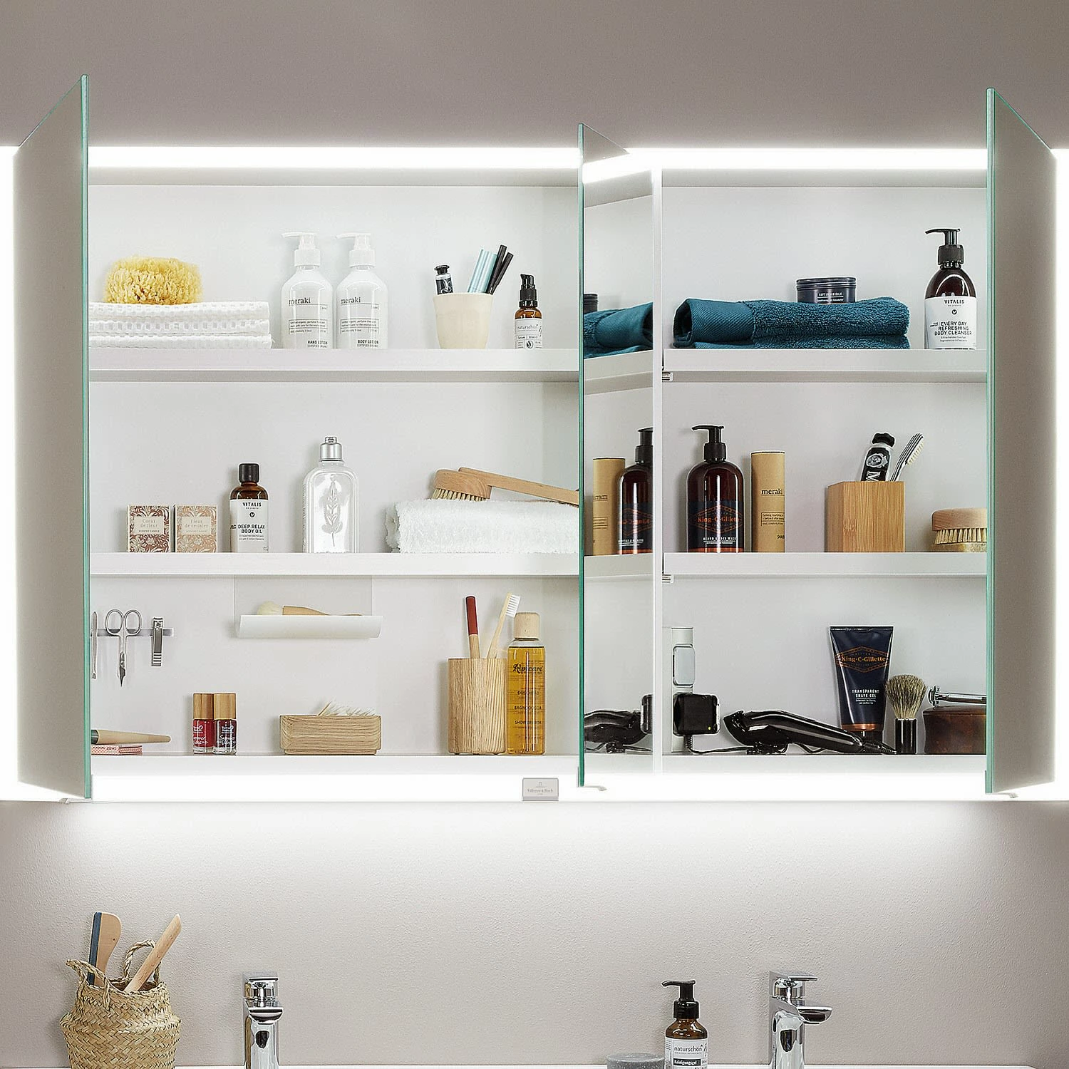 Villeroy & Boch Subway 3.0 Möbelset Mit 4 Auszüge, Mit Spiegelschrank, 130 Cm 7 Villeroy & Boch Subway 3.0 Möbelset Mit 4 Auszüge, Mit Spiegelschrank, 130 Cm – Bild 5