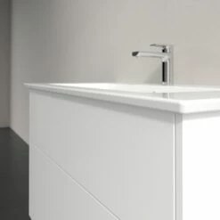Villeroy & Boch Finero Waschtischunterschrank 100 Cm Mit Waschtisch Und Spiegelschrank, 2 Auszüge -Badezimmer Verkaufs-Shop villeroy boch badmoebel finero waschtischunterschrank mit 6155125